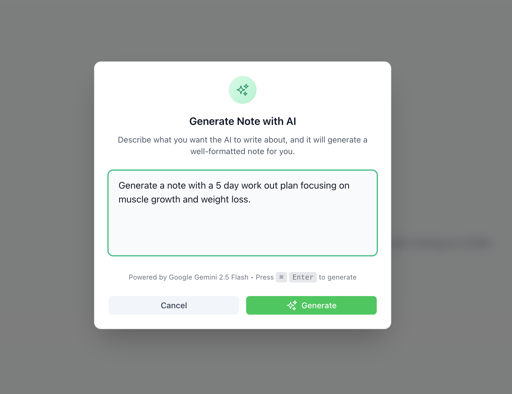 AI-Powered Writing Preview